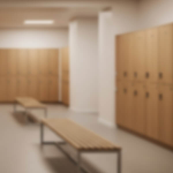 プライバシーに配慮した検査エリア
