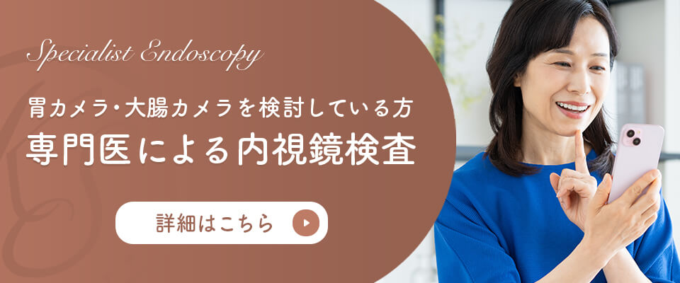 専門医による内視鏡検査 胃カメラ・大腸カメラを検討している方